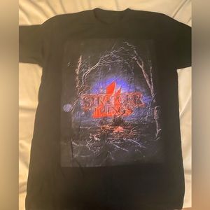 Black stranger things season 4 t-shirt medium size